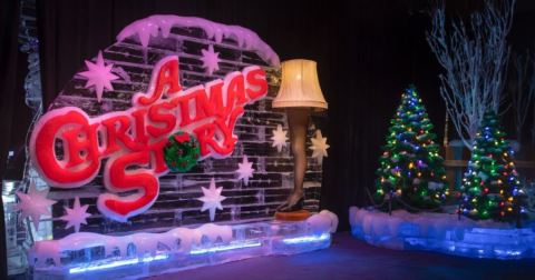 Walk Through Holiday Scenes Carved From More Than 2 Million Pounds Of Ice In Colorado