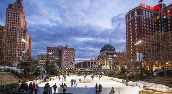 The Ice Skating Rink In Rhode Island Where You Can Skate All Winter Long