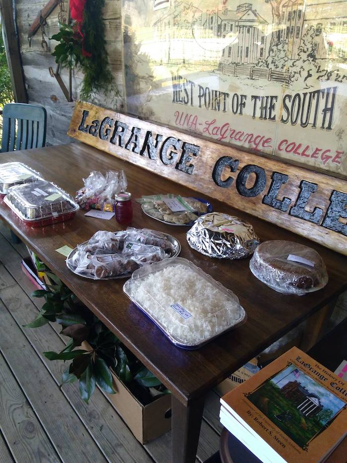 A selection of baked goods at LaGrange Historic Site's Christmas in the Country event, which allows guests to experience a pioneer Christmas in Alabama.