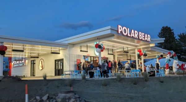 After A Brief Hibernation, The Popular Polar Bear Eats Drive-In Is Once Again Open In Preston, Idaho