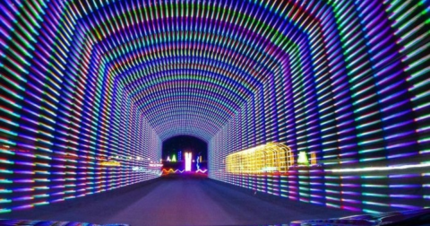 Kick Off The Holiday Season With A Visit To The Longest Drive-Thru Synchronized Christmas Light Display In Virginia