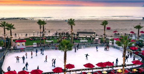 The Ice Skating Rink In Southern California Where You Can Skate Right On The Beach