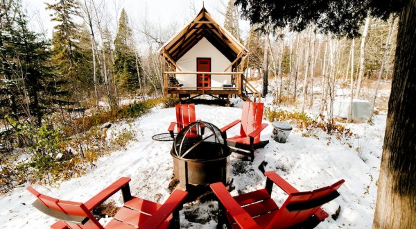 You’ll Find A Luxury Glampground At North Shore Camping Co. In Minnesota, It’s Ideal For Winter Snuggles And Relaxation