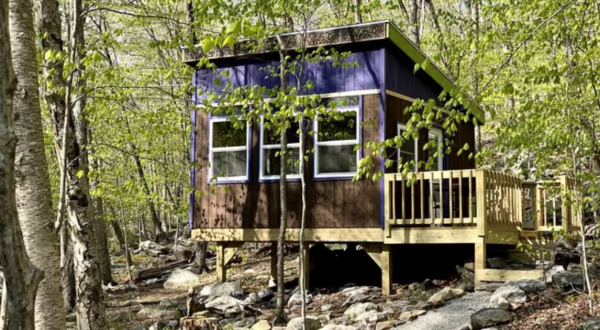 You’ll Find A Glamping Tiny House In Connecticut That’s Ideal For Winter Snuggles And Relaxation