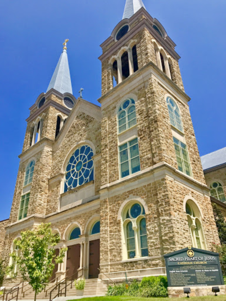 Sacred Heart Catholic Church in Cullman, Alabama, a great choice for a European-inspired day trip in Alabama