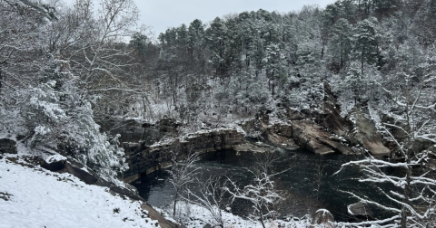 Hike Through Missouri’s Wintery Landscape On The Silver Mine Trail