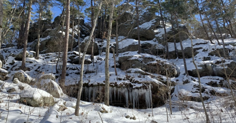 The Two-Mile Trail Through Time Trail Leads Hikers To The Most Spectacular Winter Scenery In Missouri