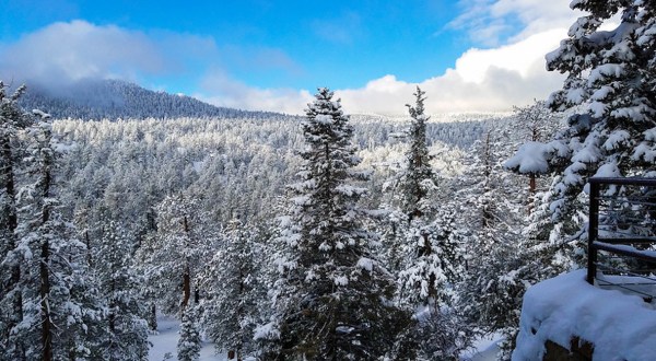 The Snowiest Region In Southern California Is Perfect For A Magical Winter Getaway