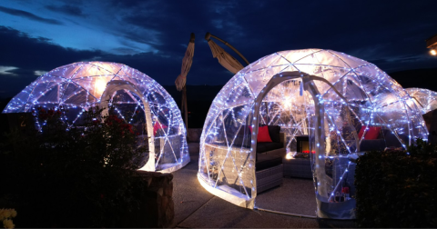 Stay Warm And Cozy This Season On A Patio Of Igloos At An Award-Winning Washington Winery