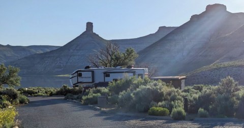 With Tent-Side Views Of Multiple Natural Wonders, This Campground In Wyoming Is Absolutely Unreal