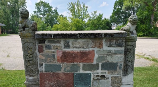 Part Of The Great Wall Of China Is Right Here In Wisconsin At Clintonville’s Pioneer Park