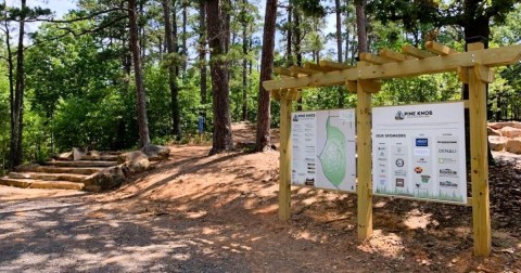 Pine Knob Mountain Bike Park Is The Newest Adventure Park In Arkansas And It's Incredible
