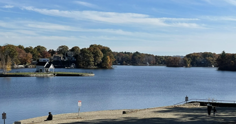 This Little-Known Lake Is Perfect For Easy Fishing, Boating, And Walking In Massachusetts