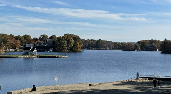 This Little-Known Lake Is Perfect For Easy Fishing, Boating, And Walking In Massachusetts