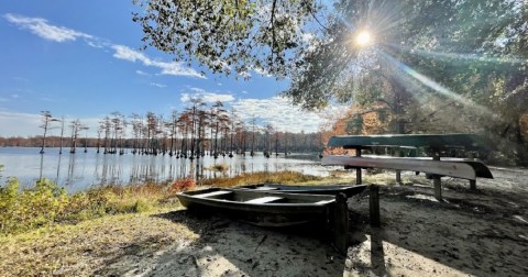 This Little-Known Lake Is Perfect For Easy Fishing, Kayaking, And Bird Watching In South Carolina