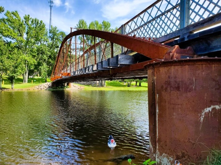 historic bridge in Arkansas