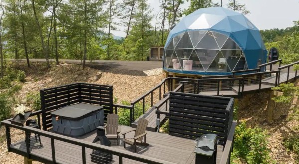 Stay In A Giant Dome Overlooking The Great Smoky Mountains In Tennessee