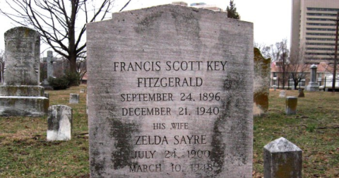 Most People Don't Know That F. Scott Fitzgerald's Gravesite Is Found Right Here In Maryland