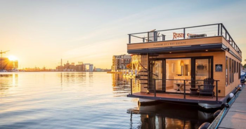 Get Away From It All With A Stay In This Incredible Maryland Houseboat