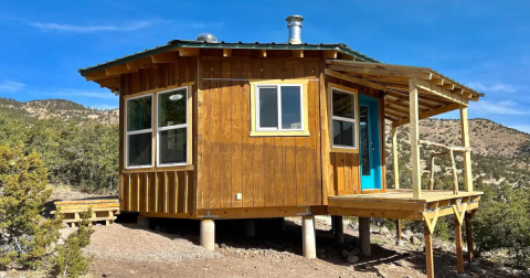 Stay In A Tiny Home Overlooking A Cibola National Forest Canyon In New Mexico
