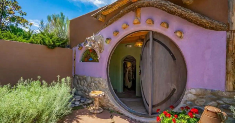 Enter A Fairytale World At This Hobbit Home On A Llama Sanctuary In New Mexico