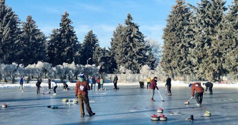 Skate Into A Winter Wonderland At This Outdoor Ice Rink In Montana