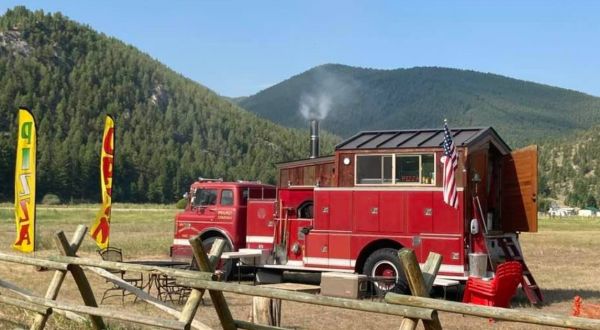 A Converted Fire Truck Is Now A Pizza Oven In Montana And You Need To Check It Out