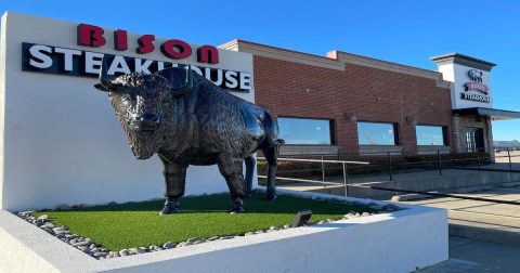 Cut Into A Perfectly-Grilled Steak At Bison Steakhouse, A New Affordable Steakhouse In Oklahoma