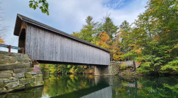 Crossing This Covered Bridge In Maine Is Like Walking Through History