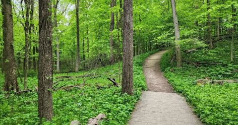 Enjoy A Secluded Stroll On A Little-Known Path Along This Iconic Indiana River