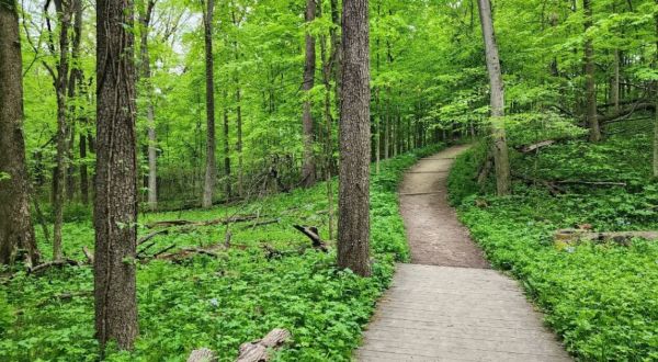 Enjoy A Secluded Stroll On A Little-Known Path Along This Iconic Indiana River