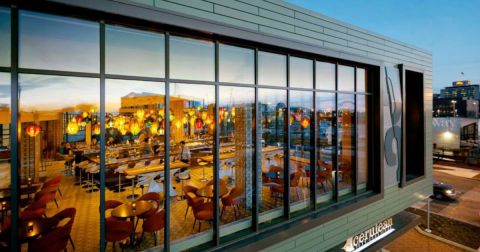 Dine While Overlooking Downtown Indianapolis At Plat 99 In Indiana