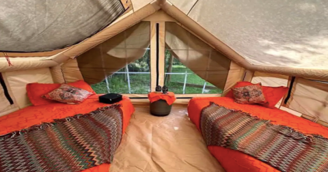 Stay In A Tent Overlooking An Animal Sanctuary In Louisiana