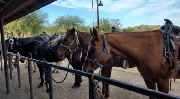 It’s An Epic Western Adventure Riding Horseback To A Steakhouse In Arizona