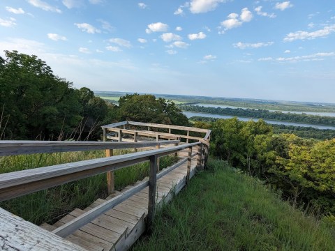Climb Stairs To This State Park Overlook In Illinois And You Can See For Miles