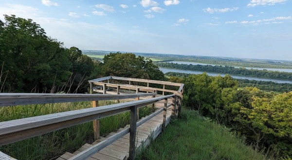 Climb Stairs To This State Park Overlook In Illinois And You Can See For Miles