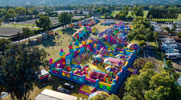 The World’s Largest Bounce House Is Heading To Rhode Island This Summer