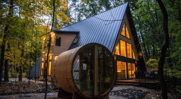 Enjoy A Relaxing AirBnB Adventure In A Hot Tub Under The Stars At This Michigan Spot