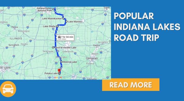 The Incredible Road Trip Through Indiana That Leads You To 7 Stunning Lakes