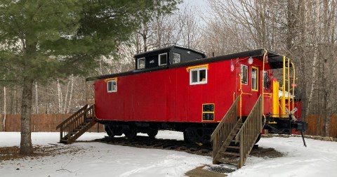 My Family Slept In A Caboose And It Was One Of The Best Getaways Ever