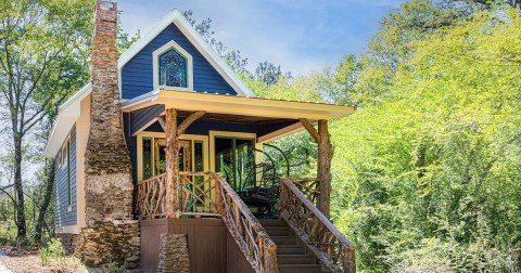 Enjoy A Storybook Stay At This Fairytale Cabin In An Alabama Lakeside Forest