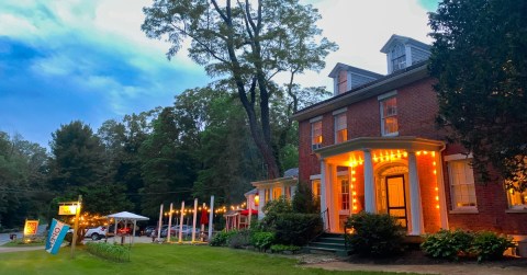 Eat At A Historic Tavern and Hike To A Gorgeous Waterfall When You Stay At This Massachusetts Inn
