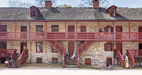 Visit The Heart of Revolutionary War History In New Jersey At Old Barracks Museum