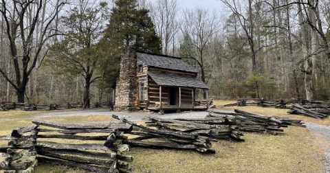 I Wandered Off The Beaten Path On This Iconic Tennessee Location To See One Of The Best Cabins In The Smokies