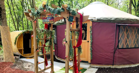Go Glamping In Illinois In Your Own Yurt For An Unforgettable Adventure
