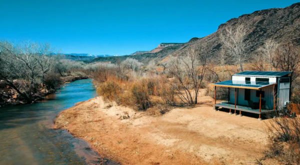 The Secluded Shipping Container Tiny Home In Utah Is Just Minutes From Zion National Park