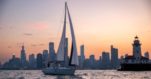 It's An Epic Adventure Sailing Chicago's Lakefront On A Yacht