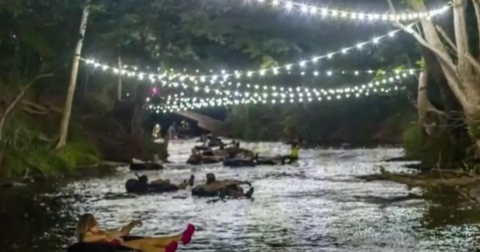 This Nighttime River Float Under A Canopy Of Lights Belongs On Your Virginia Bucket List