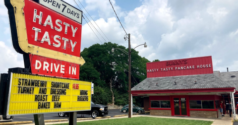The Largest Tenderloins In Ohio Can Be Found At Hasty Tasty Pancake House