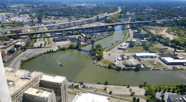 Did You Know The Cuyahoga River Is The Only River In Ohio That Flows North?